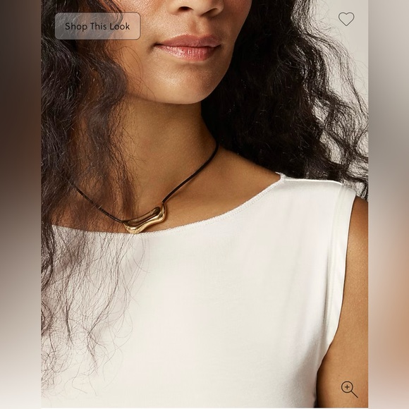 J.Crew Refined rib shell tank top in soft blush - Picture 3 of 7